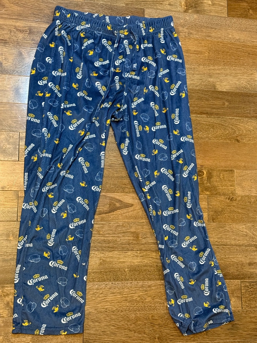 Corona Navy Pajama Pants - Logo Print